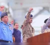 field marshal asim munir centre chief of the air staff air chief marshal zaheer ahmad baber sidhu left and chief of the naval staff admiral naveed ashraf right on may 19 photo ispr
