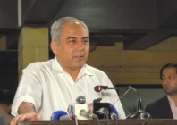 interior minister mohsin naqvi speaks during an event organised by the lahore chamber of commerce and industry on friday