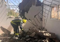 debris from two ballistic missiles launched by houthis falls in khamis mushait and ahad rafidah governorates after the missiles were intercepted and destroyed saudi press agency