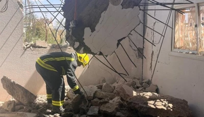debris from two ballistic missiles launched by houthis falls in khamis mushait and ahad rafidah governorates after the missiles were intercepted and destroyed saudi press agency