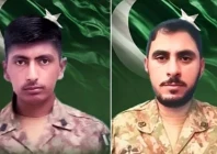 the martyred soldiers of pakistan army during an intelligence based operation ibo in dera ismail khan district sepoy taseer ahmed left and naik ghulam murtaza right dg ispr x