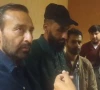 a rescued pakistani crew member of mt honour gives an interview upon arrival in karachi on wednesday correspondent