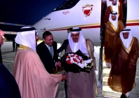bahrain s foreign minister abdullatif bin rashid al zayani arrives in islamabad on an official visit to pakistan from 7 8 october on wednesday correspondent
