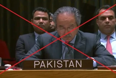 fact check viral video of pakistani envoy calling out israel at un is old unlinked to me conflict