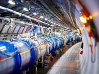 some of the 1232 dipole magnets that bend the path of accelerated protons are pictured in the large hadron collider lhc which will be shut down for four years of renovations valentin flauraud afp