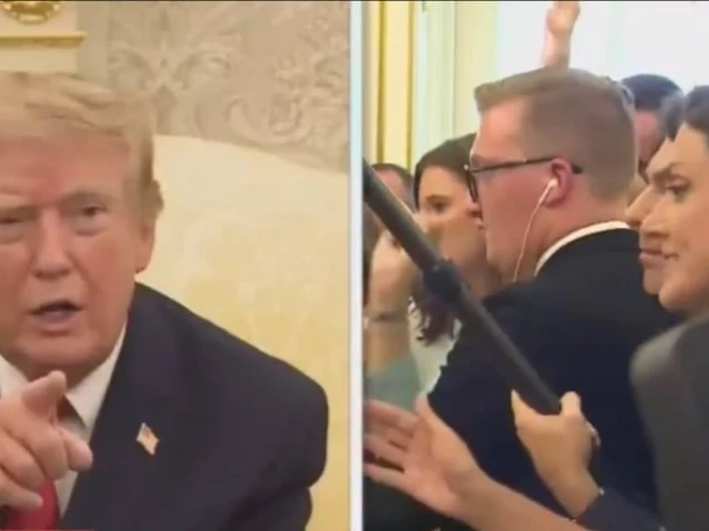 us president trump responding to a question by cnn reporter kristen holmes in the oval office in washington dc screengrab us president trump responding to a question by cnn reporter kristen holmes in the oval office in washington dc screengrab