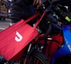 a doordash delivery bag is seen in brooklyn new york city us may 9 2022 reuters