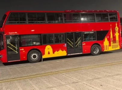 double decker buses arrive at karachi port set to hit roads soon sharjeel memon double decker buses arrive at karachi port set to hit roads soon sharjeel memon