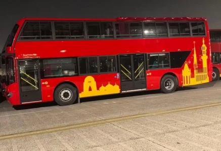 sindh minister for transport sharjeel inam memon shares the pictures of double deckers buses that have landed at karachi port photo x sindh minister for transport sharjeel inam memon shares the pictures of double deckers buses that have landed at karachi port photo x