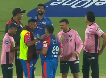 karun nair jasprit bumrah clash in heated moment during ipl 2025