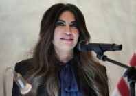 us ambassador to greece kimberly guilfoyle speak during a dedication ceremony at the chancery of the us embassy wednesday oct 7 2026 in athens greece reuters