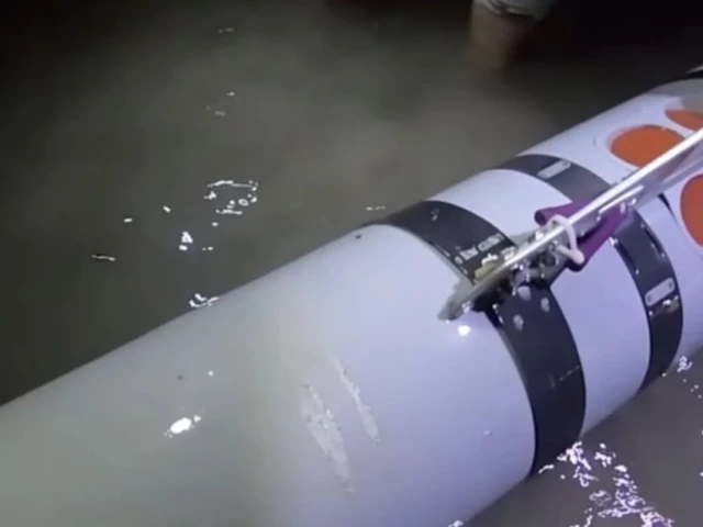 picture showing a second us underwater drone seized in the strait of hormuz by irgc on sunday screengrab russia today x picture showing a second us underwater drone seized in the strait of hormuz by irgc on sunday screengrab russia today x