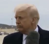 watch awkward moment as trump gets hit by reporter s microphone watch awkward moment as trump gets hit by reporter s microphone