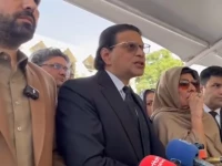 pti leaders address a press conference outside the supreme court on thursday screengrab