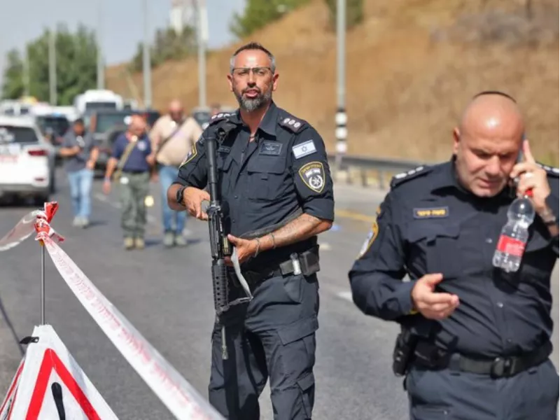 israeli police official in occupied west bank file photo afp