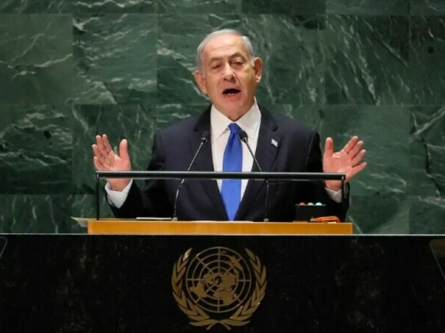 israeli prime minister benjamin netanyahu addresses the 78th session of the u n general assembly in new york city u s september 22 2023 reuters