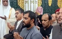 caretaker pm anwaar ul haq kakar pays salutations on the grave of holy prophet muhamamd pbuh on wednesday 27 september 2023 photo radio pakistan