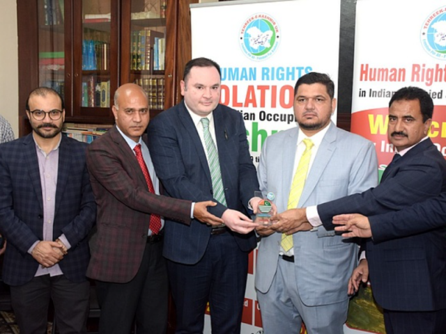 the kashmir media award ceremony was held in birmingham the other day under the auspices of tek photo express tribune