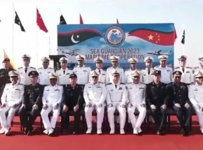 pak china naval exercise kicks off
