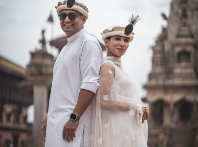 first pak couple scale 8th highest peak manaslu