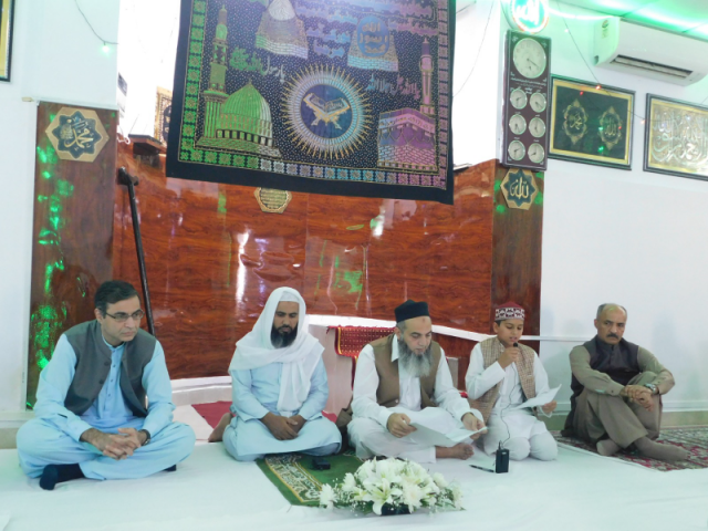 officers staff and their spouses attended mehfil e milad held at high commission of pakistan new delhi on september 28 2023 photo pakistan high commission india