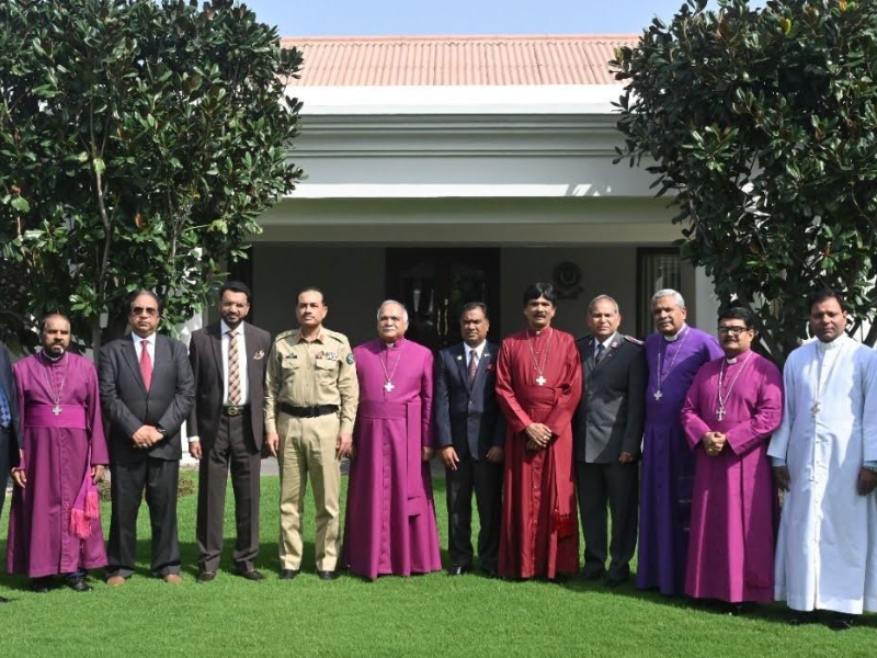 coas syed asim munir with a delegation of christian community which called on him on september 25th 2023 at ghq rawalpindi photo ispr