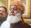 jamiat ulema e islam fazl jui f chief maulana fazlur rehman speaking to reporters in the parliament on august 20 2026 screengrab