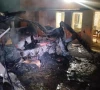 a visual of the ambulance that caught fire after a gas cylinder exploded at a health facility in the nagarparkar area of tharparkar district on wednesday express