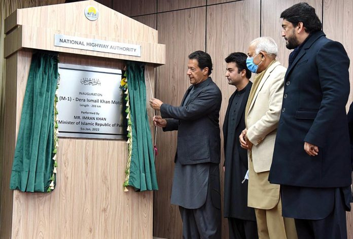 pm imran inaugurates 293km long hakla di khan motorway photo app