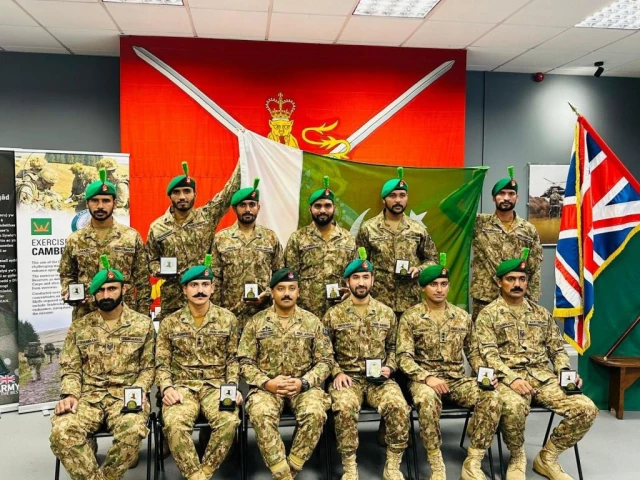 pakistan army team wins a gold medal at exercise cambrian patrol 2025 held in wales united kingdom from october 3 to 13 2025 photo ispr