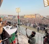 khyber pakhtunkhwa chief minister sohail afridi addresses a pti public gathering at hayatabad sports complex peshawar