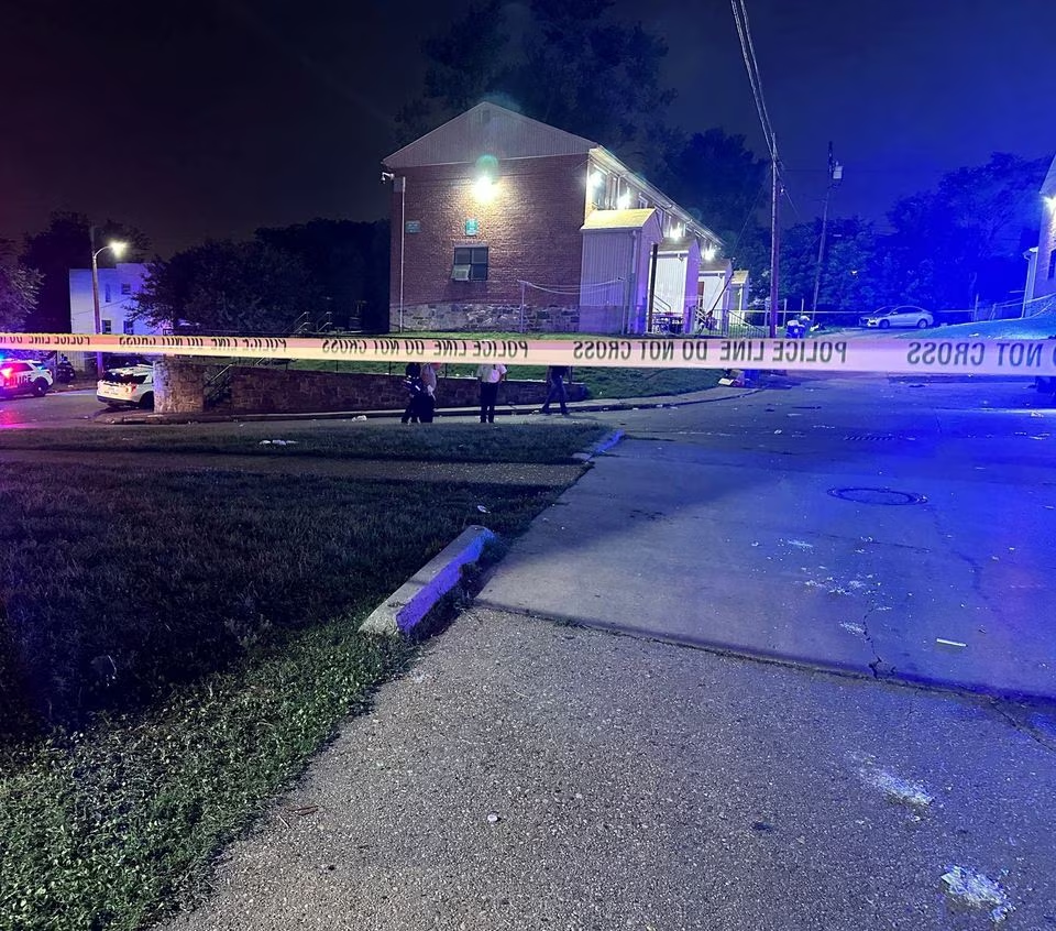 a view of the scene where a shooting took place in baltimore us july 2 2023 photo baltimore police via twitter handout via reuters