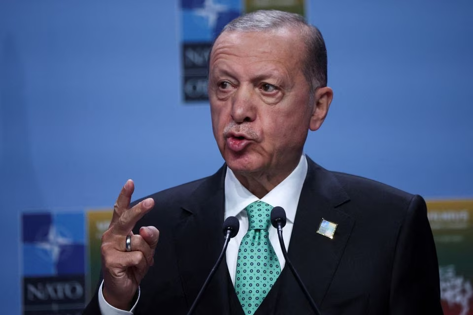 turkish president recep tayyip erdogan holds a press conference during a nato leaders summit in vilnius lithuania july 12 2023 photo reuters