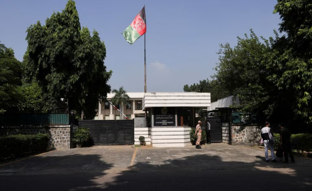 afghan embassy in india suspends operations diplomats from previous government leave sources say afghan embassy in india suspends operations diplomats from previous government leave sources say