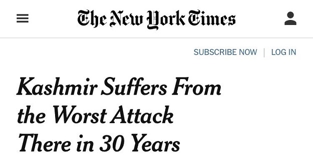 SCREENGRAB: THE NEW YORK TIMES