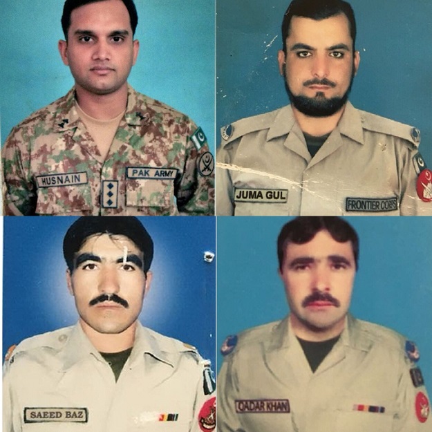 hunt for kidnappers four troops martyred in kurram ied attack