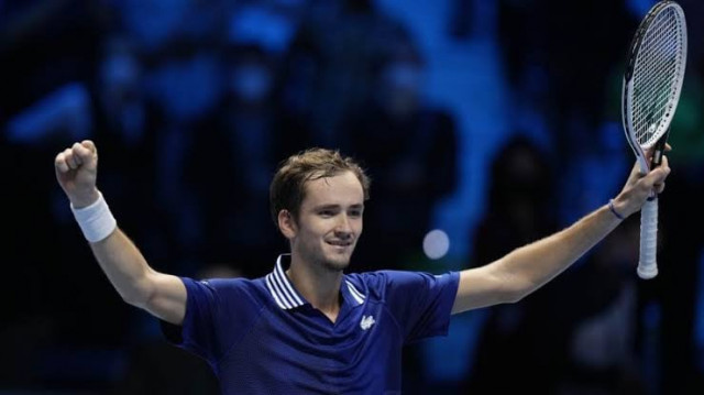 medvedev seals last four spot at atp finals medvedev seals last four spot at atp finals