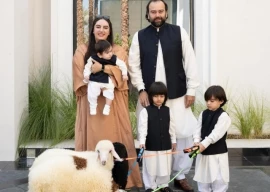 bakhtawar bhutto shares eidul azha family photos with sacrificial lambs