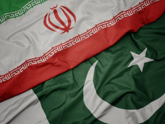 pakistan iran flags photo file pakistan iran flags photo file