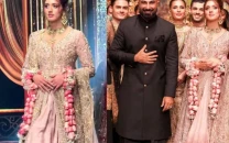 influencers join as showstoppers at bridal couture week and the internet is divided