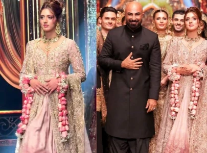 influencers join as showstoppers at bridal couture week and the internet is divided