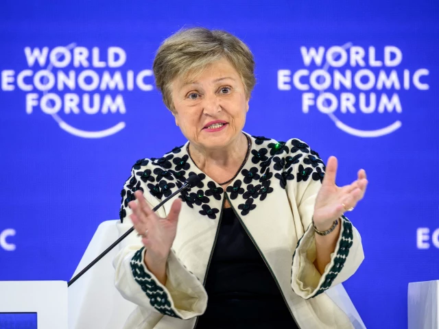 international monetary fund imf managing director kristalina georgieva gestures as she speaks during the final day of the world economic forum wef annual meeting in davos on january 23 2026 photo afp international monetary fund imf managing director kristalina georgieva gestures as she speaks during the final day of the world economic forum wef annual meeting in davos on january 23 2026 photo afp