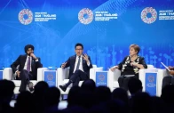 world bank group president ajay banga thailand s deputy prime minister and finance minister ekniti nitithanprapas and imf managing director kristalina georgieva attend the thai minister of finance flagship event   building resilience in a fragmented world at the imf world bank 2026 annual meetings at queen sirikit national convention center qsncc in bangkok thailand october 13 2026 reuters