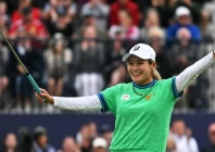 japan s shiho kuwaki celebrates winning the women s british open photo afp japan s shiho kuwaki celebrates winning the women s british open photo afp