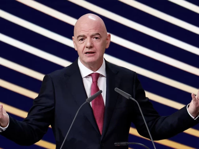 fifa president gianni infantino speaks during the event photo reuters fifa president gianni infantino speaks during the event photo reuters