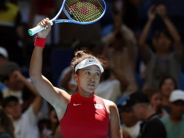 naomi osaka of japan in action during her quarter final match against elisabetta cocciaretto of italy at the washington dc open tennis tournament photo afp naomi osaka of japan in action during her quarter final match against elisabetta cocciaretto of italy at the washington dc open tennis tournament photo afp