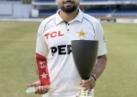 pakistan captain babar azam is the joint player of the series photo pcb