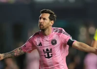lionel messi fires home miami s third goal against atletico san luis photo afp
