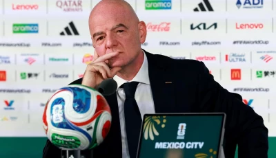 fifa president gianni infantino during the press conference photo reuters