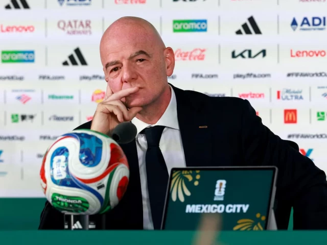 fifa president gianni infantino during the press conference photo reuters fifa president gianni infantino during the press conference photo reuters